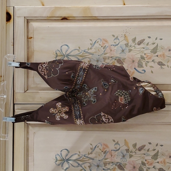 Swimsuit/Skirt cover up 2 piece set one piece suit - Picture 8 of 15